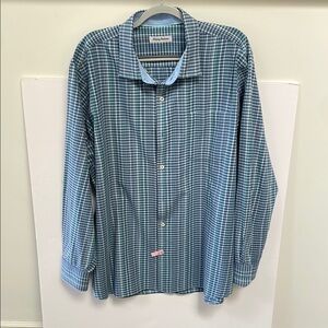 Tommy Bahama Men's Blue Checkered Shirt